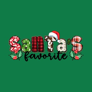 Christmas The Santa's Favorite T-Shirt