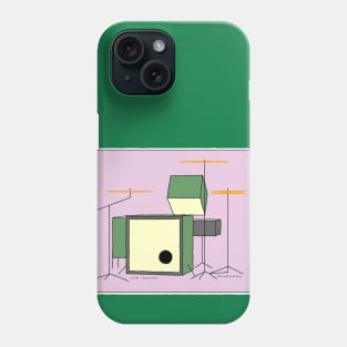 Square Drum-Set Phone Case