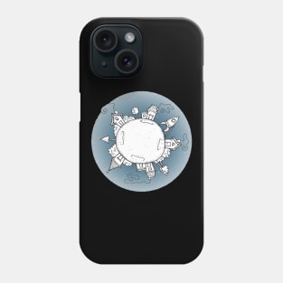 Big Round World Phone Case