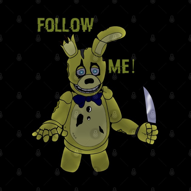 Fnaf Springtrap by MortuusArts