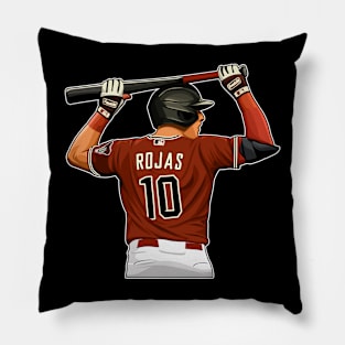 Josh Rojas #10 In Action Pillow