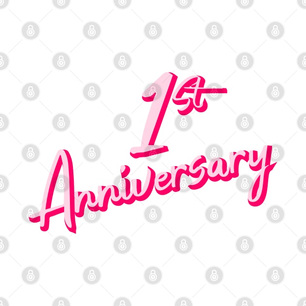 1st Anniversary Pinky by ozilio clothing