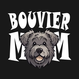 Bouvier des Flandres Mom Cute Dog Mothers Day Womens T-Shirt