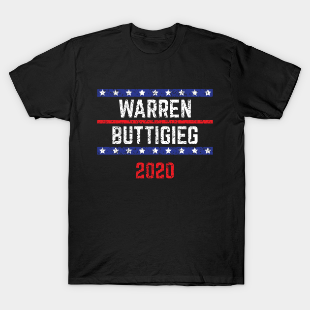 Discover Elizabeth Warren and Mayor Pete Buttigieg on the one ticket? Dare to dream. - Warren Buttigieg 2020 - T-Shirt