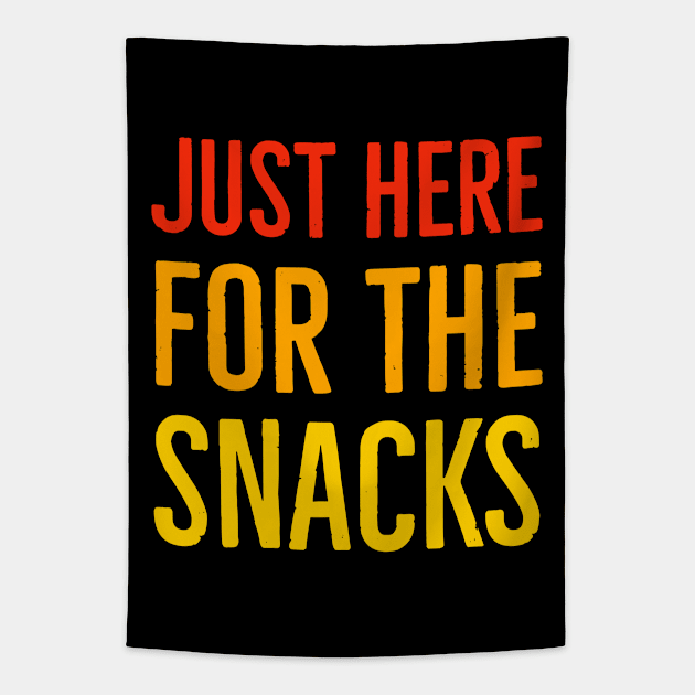 Just Here For The Snacks Tapestry by Suzhi Q