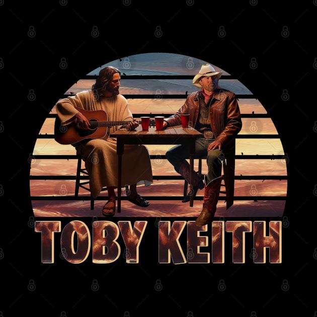 new retro toby keith and god play to the music by ILLUSTRATION FRIEND