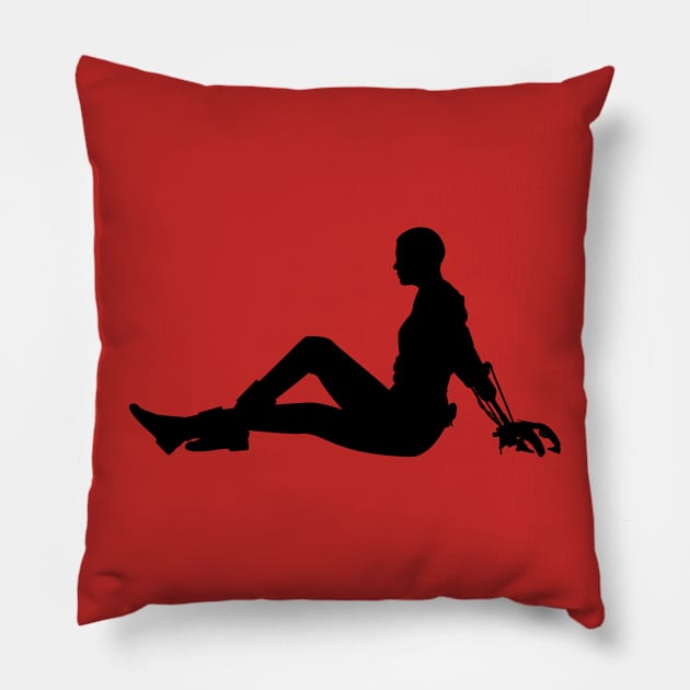 Furiosa Mudflap (Mad Max: Fury Road) Pillow by blackrock3