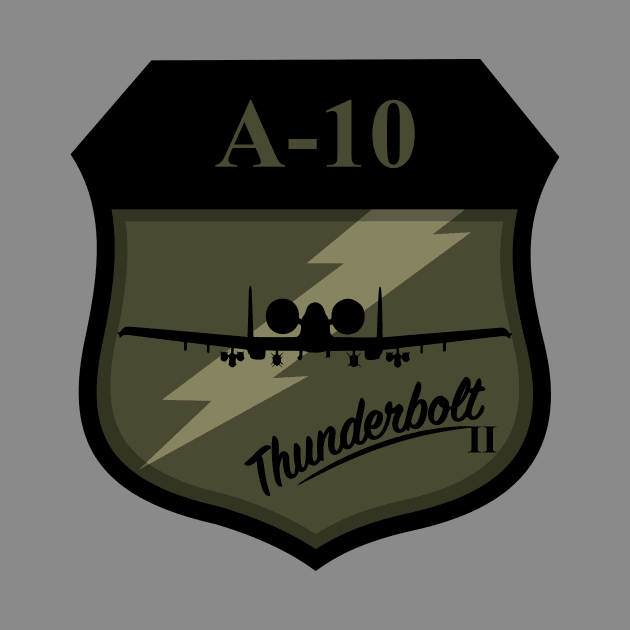 A-10 Warthog Patch (subdued) by Tailgunnerstudios