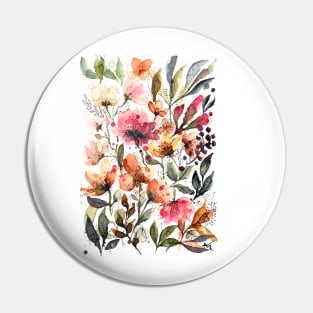 Loose Florals Pin