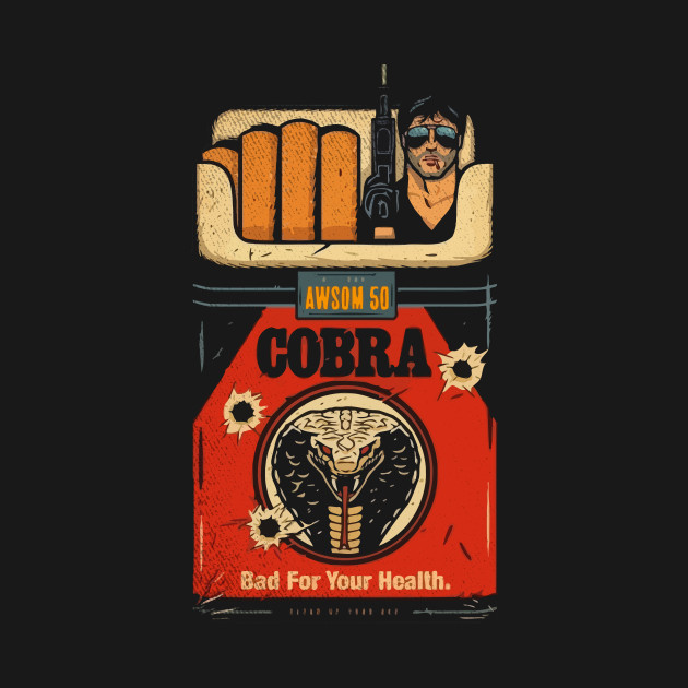 Discover Cobra 80s Movie - Cobra - T-Shirt