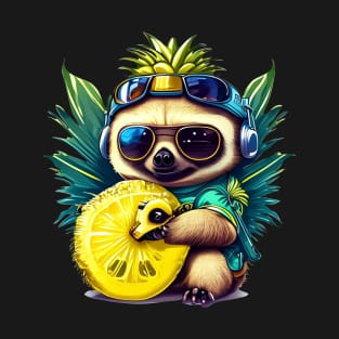 AI Citrus Sloth T-Shirt