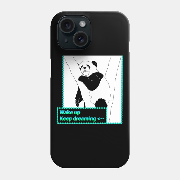 Sleepy Panda Phone Case by ImaginativeWild