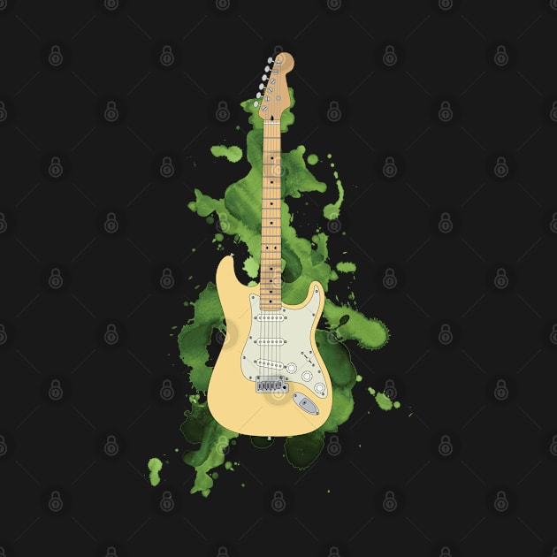 S-Style Electric Guitar Buttercream Color by nightsworthy