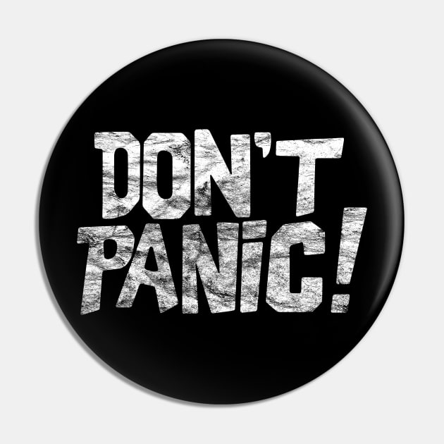 Don't Panic Pin by Designs by Doc 🟧🏄🌊🟦