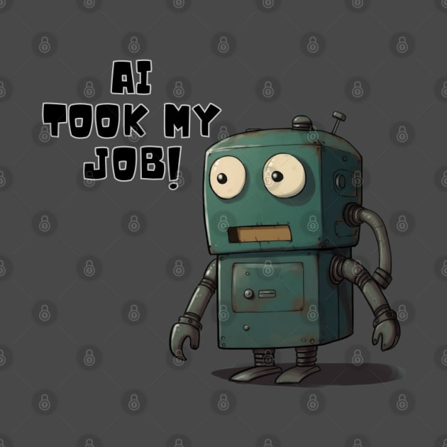 AI Took My Job! (They took my job! meme) by FrenArt