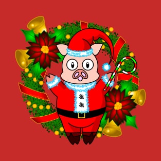 SANTA CLAUS PIGGY T-Shirt