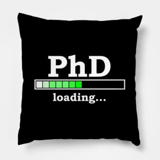 Future Phd Loading Phinished Promotion Pillow