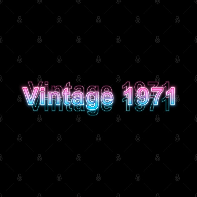 Vintage 1971 by Sanzida Design