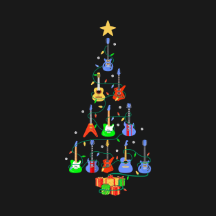 My Guitars Christmas Tree T-Shirt