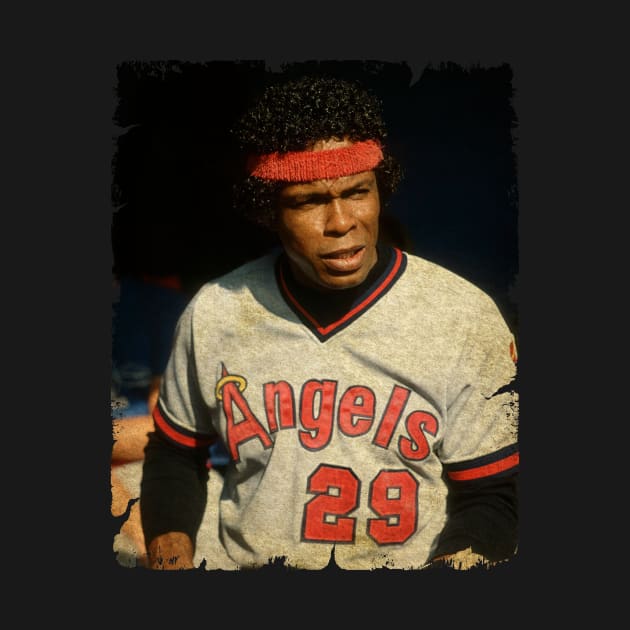 Rod Carew in Los Angeles Angels of Anaheim by SOEKAMPTI