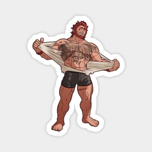 T-shirt ripped appart +Iskandar FGO+ Magnet