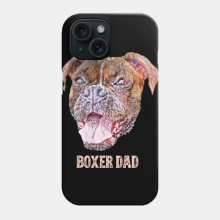 Boxer Dad Father's Day Gift Phone Case