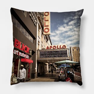 Harlem Apollo Theater Manhattan NYC Pillow