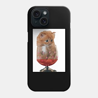 Kitten in Glass Phone Case