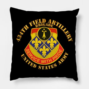 434th Field Artillery Brigade w DUI - US Army Pillow