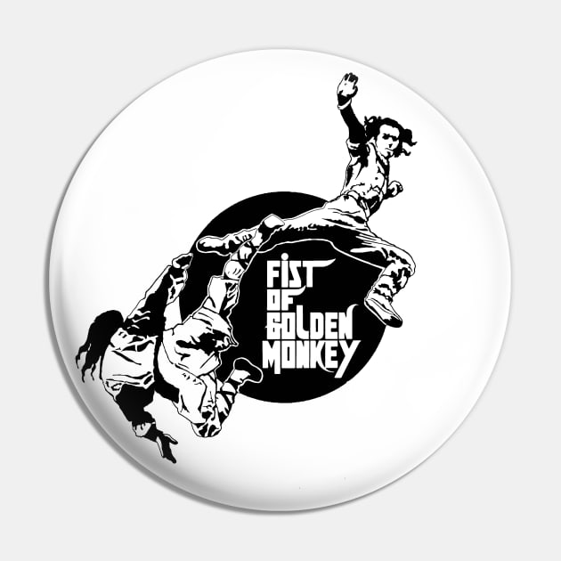 Fist of Golden Monkey Pin by The Video Basement