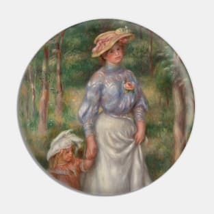 La Promenade by Auguste Renoir Pin