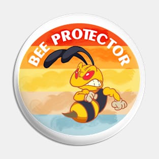 Bee protector in angry mode Pin