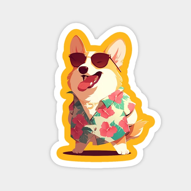 corgi Magnet by StevenBag