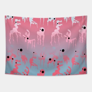 Funky Mammals Sunset Tapestry