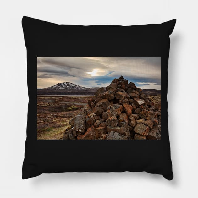 Sacred Iceland Trinity Pillow by somadjinn