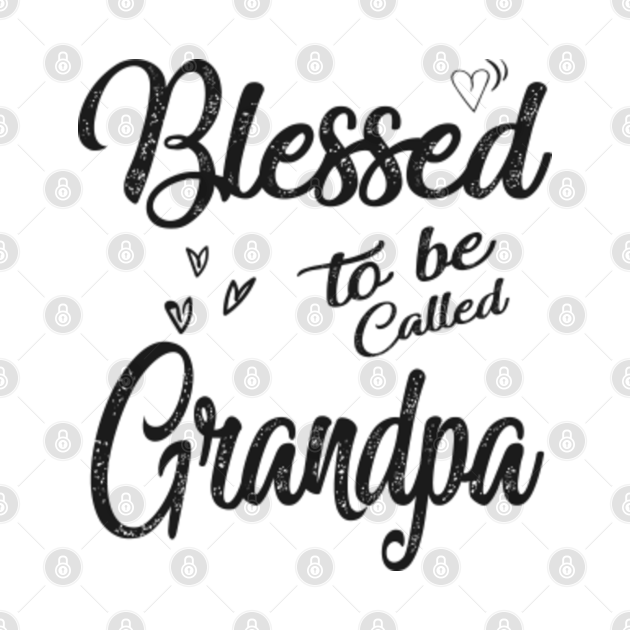 Disover blessed grandpa - Grandpa - T-Shirt