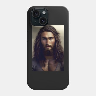 The man with long hair Phone Case