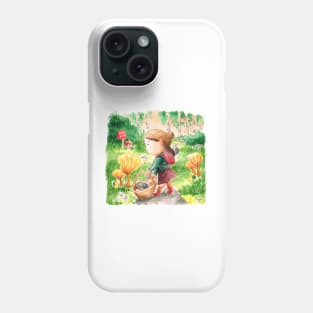 Mushroom Picking Phone Case