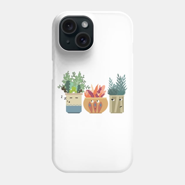 Pot Plants Phone Case by HiPolly