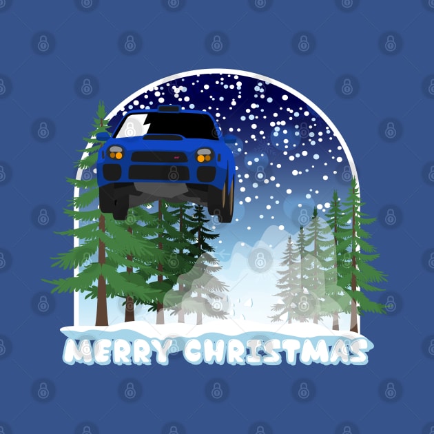 Bugeye Christmas Rally Car Jump by HSDESIGNS