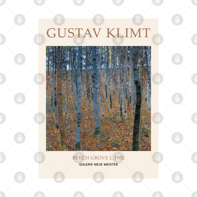 Gustav Klimt Beech Grove I Painting by VanillaArt