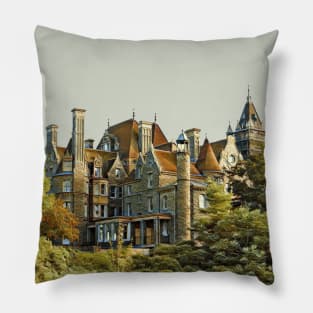 Boldt Castle-1VG Pillow
