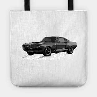 Classic Mustang Grey Tote