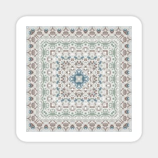 Arabic ornate square pattern Magnet