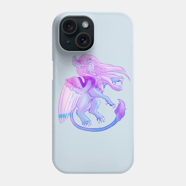 Neon Sphinx Phone Case by Avianblu