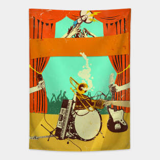 BAND BATTLE Tapestry