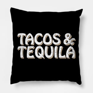 Tacos and Tequila Pillow