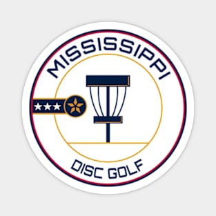 Mississippi Flag Disc Golf Magnet