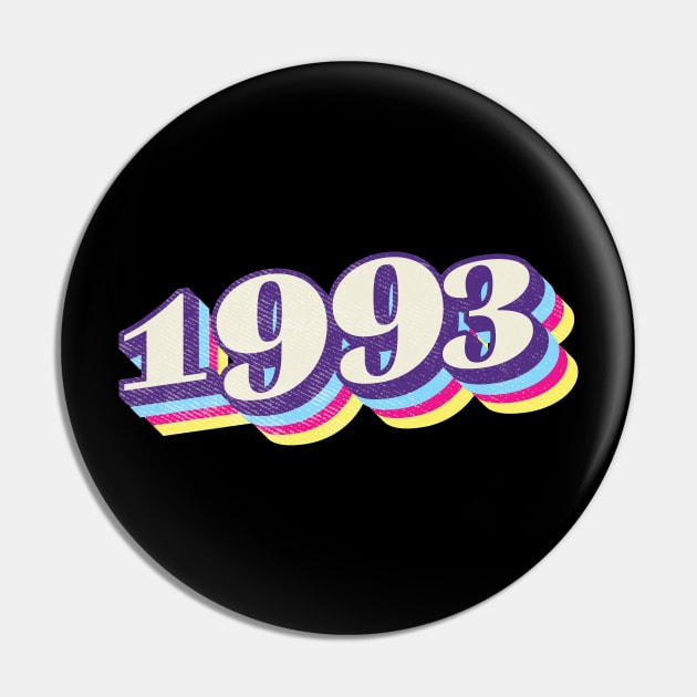 1993 Birthday Year Pin by Vin Zzep