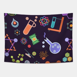 Chemistry Science Pattern Tapestry